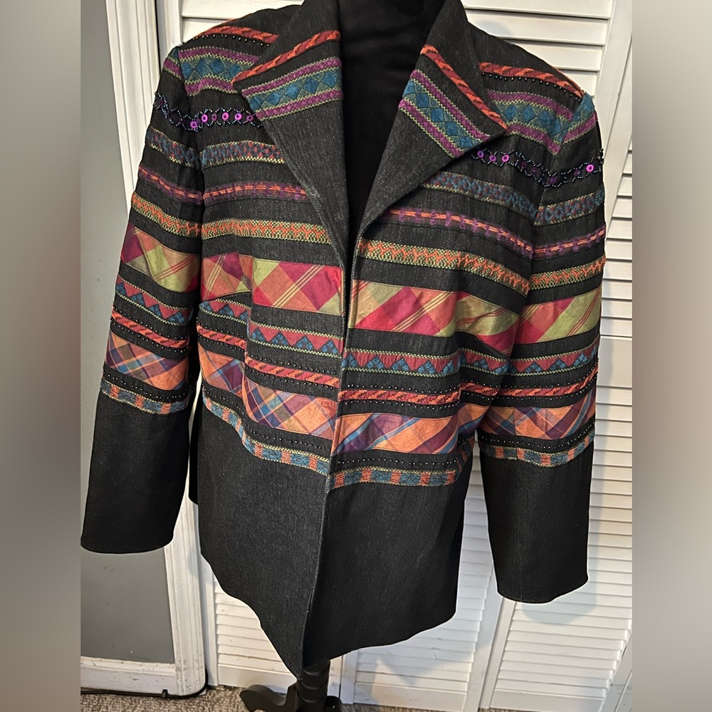 Coldwater Creek Blue Jean Jacket